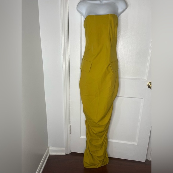 AKIRA Ash Strapless Cargo Maxi Dress - Picture 4 of 16